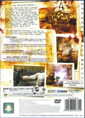 Biohazard 4 (Korea) box cover back